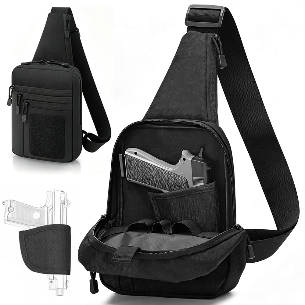 Bolso táctico de pecho para po - Edc Carry Pistols reseña y precio